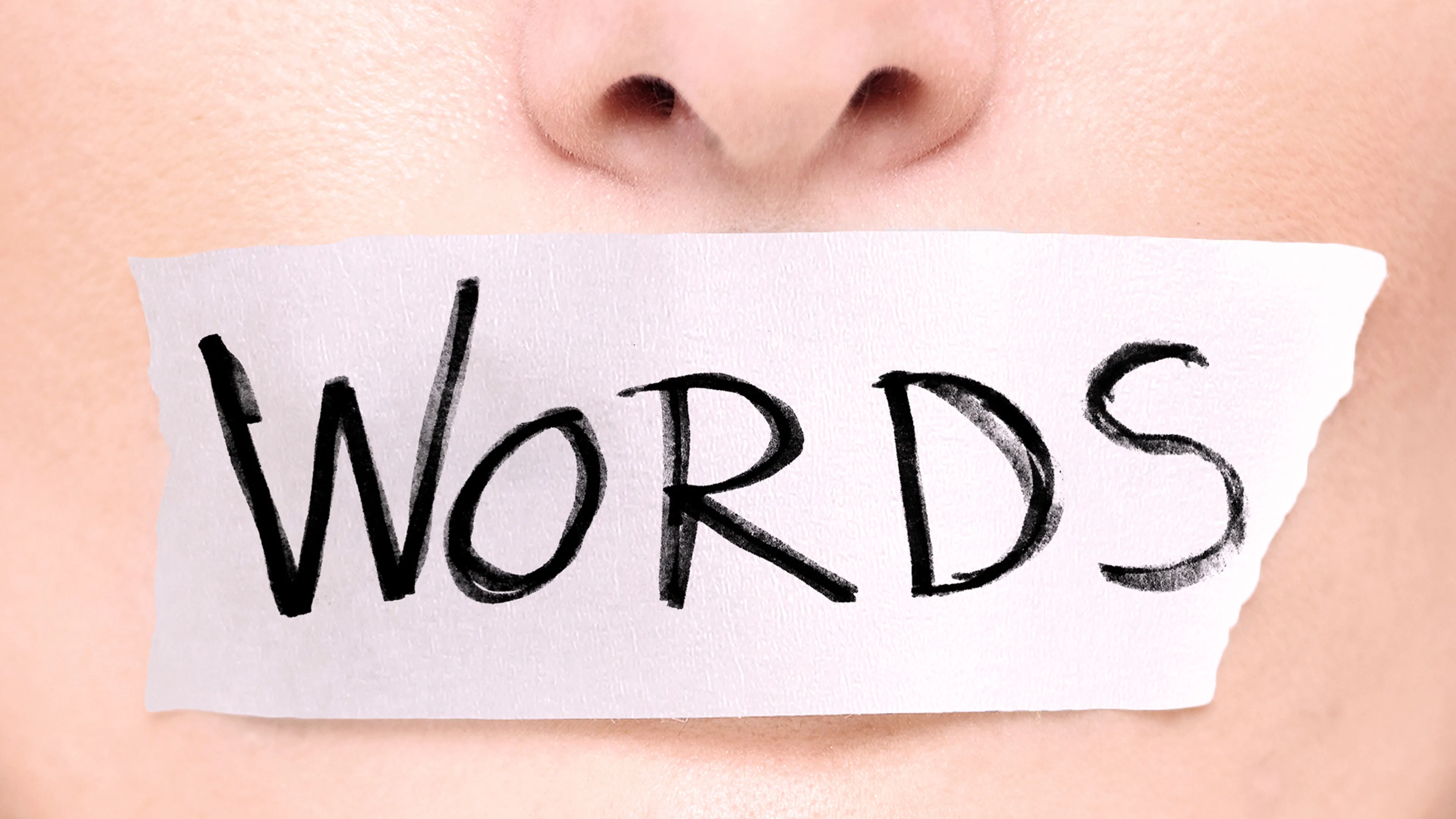 Words poster